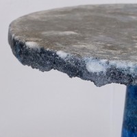 <a href=https://www.galeriegosserez.com/gosserez/artistes/lahidji-roxane.html>Roxane Lahidji</a> - Marbled Salts blue pedestal table